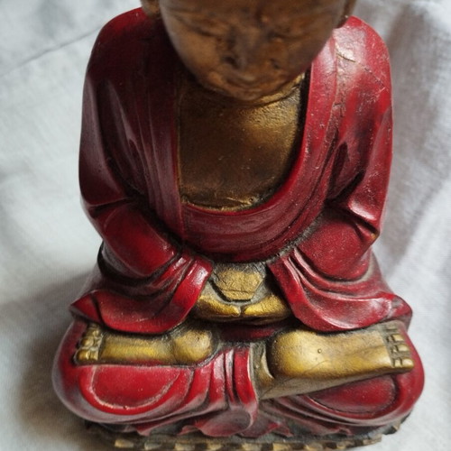 Buddha decorative statue or bookend new, resin or polyresin