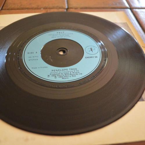 Felt Penelope Tree Cherry Red 7'' Single 45 RPM 1983 used