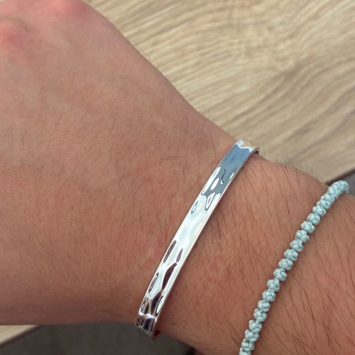 VACIER Exclusive Unisize Cuff bracelet, 925 sterling silver
