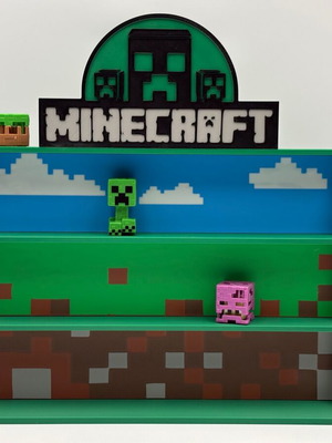 Βάση για Kinder Joy Funko Pop Minecraft 3D εκτυπωμένη κατόπιν παραγγελίας