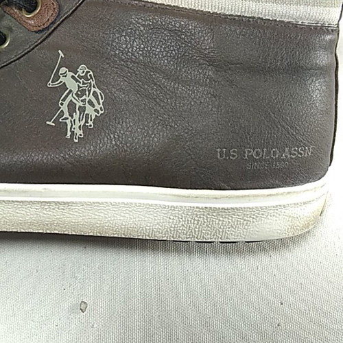 Παπούτσια sneaker ημιμποτο μεταχειρισμένα, καφέ U.S. POLO Assn νούμερο 45