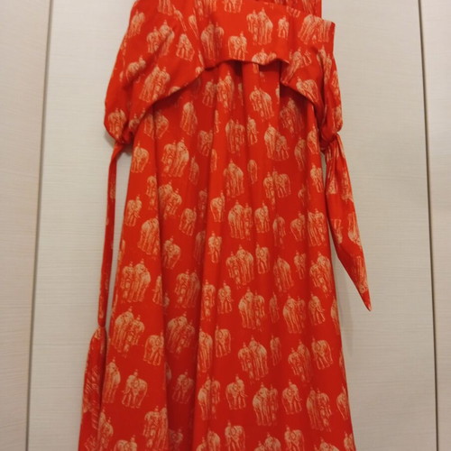 Karavan set, red and orange