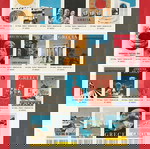  19 Βινιέτες Ε.Ο.Τ / 3 Οριζόντιες τετράδες και 1 τριάδα / Όλες διαφορετικές (Τιμή για όλες Μαζί).