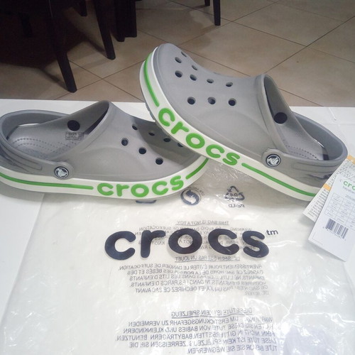 Crocs Bayaband Clog grey with lime punch, size 42-43