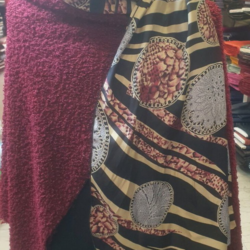 Pashmina scarf 100% silk printed new 2 meters x 75 width