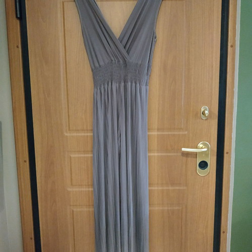 One-piece jumpsuit used, mocha brown, size S/M