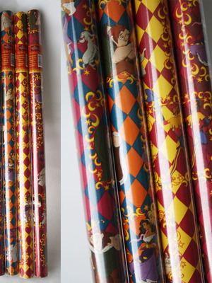 Hunchback of Notre Dame vintage 90's wrapping paper pack of 4 sealed 70cm x 2m