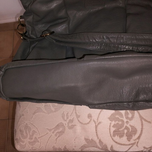 SITA MURT leather grey shoulder bag used with minor defect