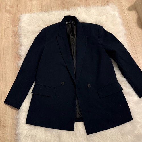 Zara blazer blue like new, size S