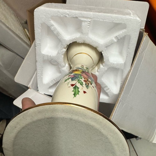 Lenox Holiday Tartan Επιτραπέζιο Κηροπήγιο Πορσελάνης Καινούργιο