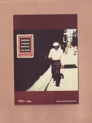 BMG WorldCircuit Buena Vista Social Club collectible card like new, 2008
