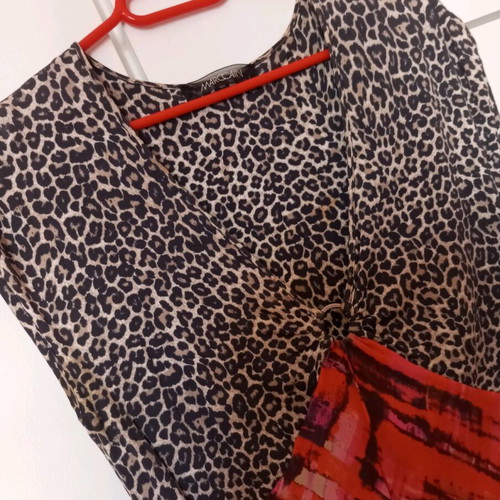 MarcCain silk dress like new, multicolor, size S