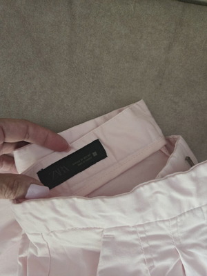 Zara pink wide-leg pants