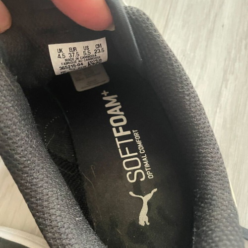 Puma women's sports shoes like new, black, size 37.5