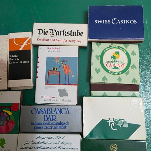 Collectible and promotional matchboxes like new, set of 23