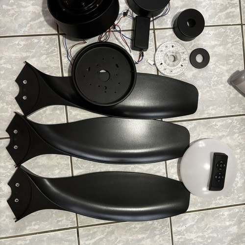 Lucas-SY208 ceiling fan with light, parts needed