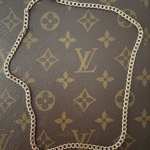 Steel two-tone chain new, silver and gold