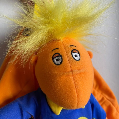 Tweenies Jake Puppet Plush Backpack 1998/1999 used, British TV show