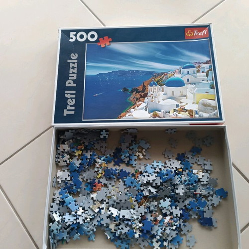 Santorini Puzzle 500 pieces like new