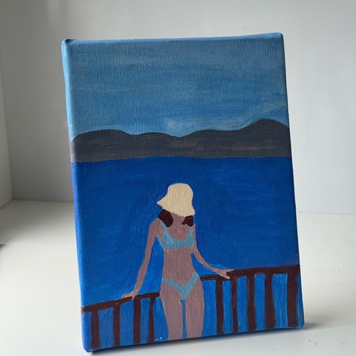 Illustration art handmade like new