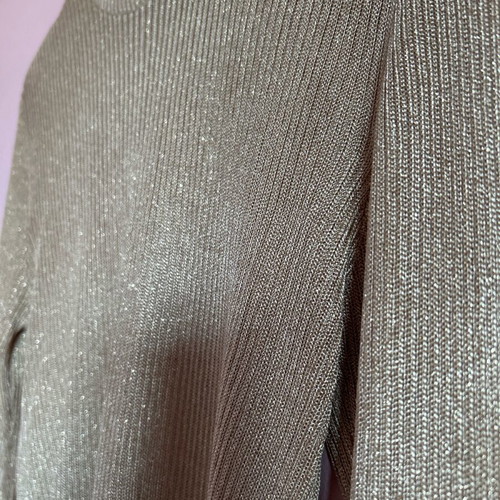 Golden blouse like new, size M