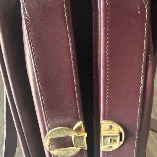 Cartier vintage leather suitcase used