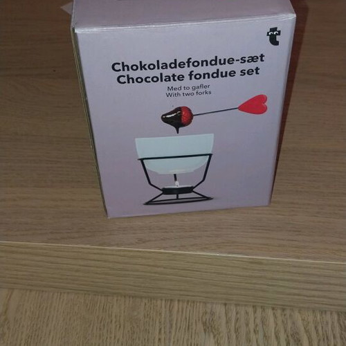 Chocolate fondue set like new