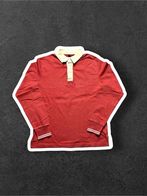 Nautica vintage long-sleeve polo red size Large like new