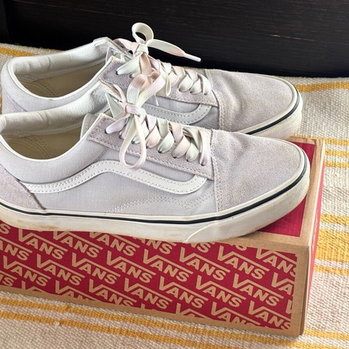 Vans athletic shoes used, size 40.5, purple and turquoise