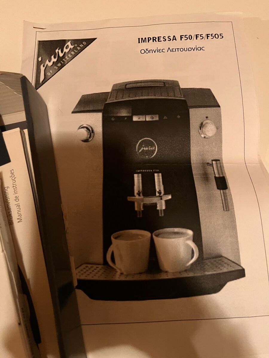 Jura Impressa F50 espresso coffee maker… - € 400,00 - Vendora.cy