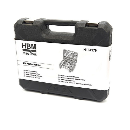 HBM Machines 108-Piece Tool Set New