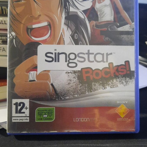 SingStar Rocks PlayStation 2 game used