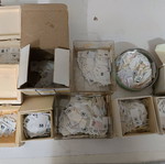 Numbered clothing tags used