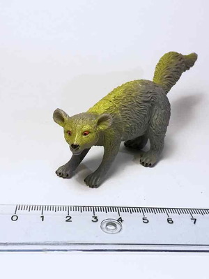 Plastic toy figure baby lemur used
