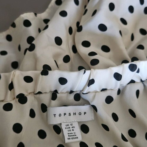 Polka Dot Top and Mini Skirt Zara Like New