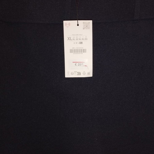 Zara short skirt with belt new, dark blue, size XL
