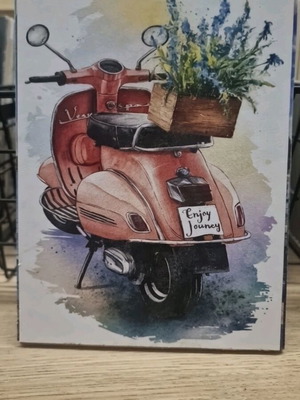 Wooden Vespa decoration like new, ideal gift