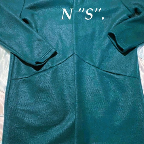 N "S" coat new, turquoise, comfortable fit for S and M