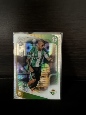 Pablo Garcia RC X-Fractor 2025-26 Topps UEFA Club Competitions card like new