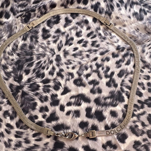 Vintage Dolce & Gabbana belt silver, like new
