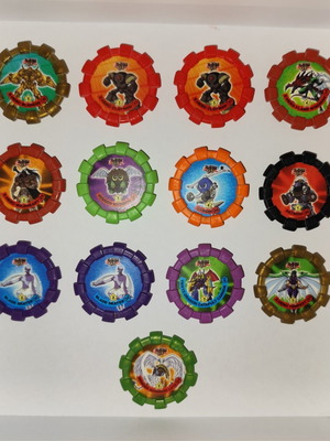 Yu-Gi-Oh! Boinx caps, set of 13