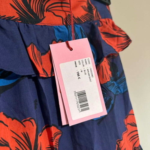 Karavan Set with skirt Miriam new, blue and red, S/M