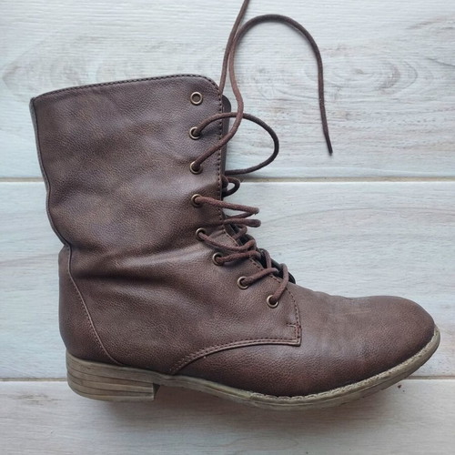 Brown ankle boots size 37 used