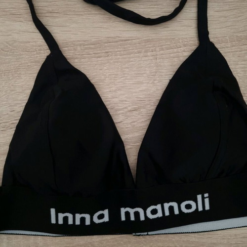 Inna Manoli high-waisted bikini set like new, size S, black
