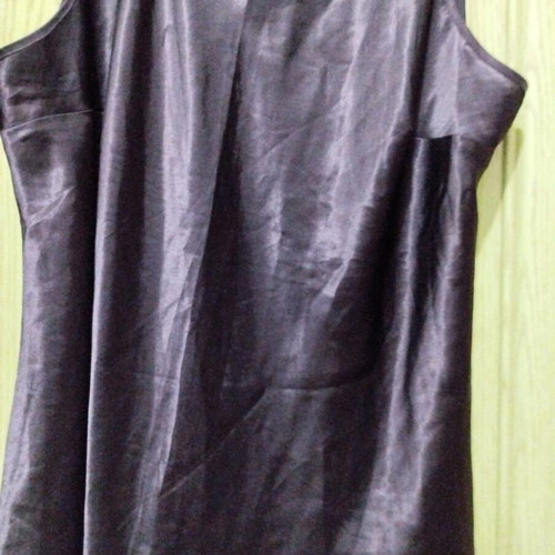 Satin top black like new, size XXL
