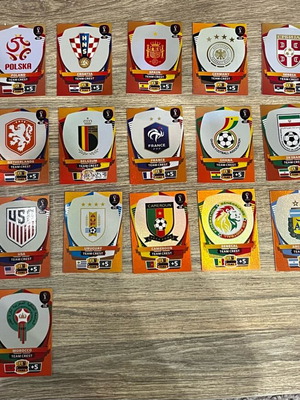 Panini κάρτες FIFA World Cup 2022 καινούργιες, 23 τεμάχια