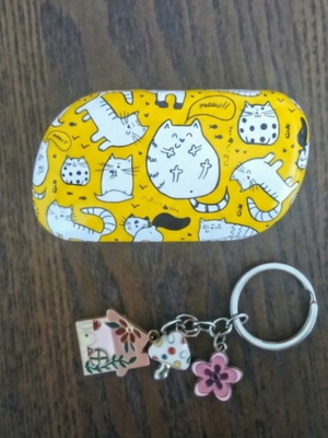Legami Milano Mini Secret Box 8x10cm like new with keychain gift