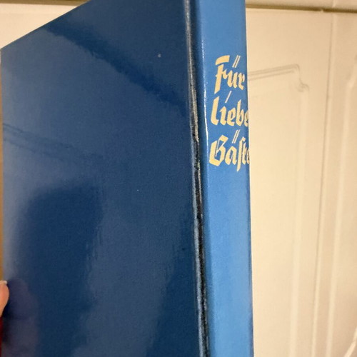 Kochbuch used, German cookbook with yellowed pages
