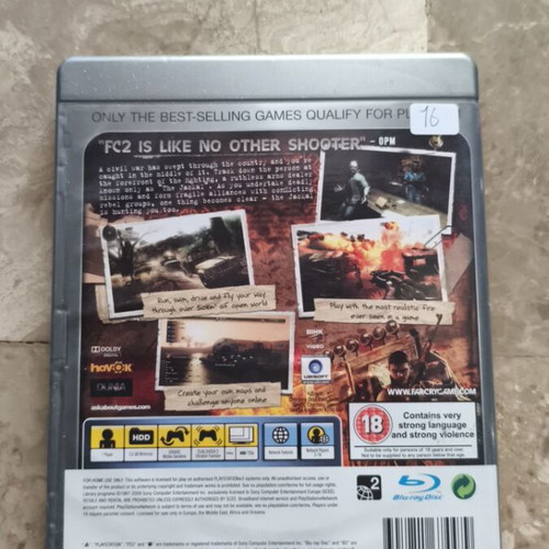 Farcry 2 Platinum PS3 game used in excellent condition
