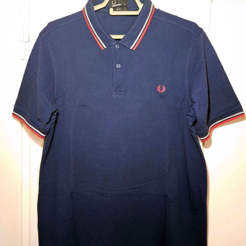 Fred Perry men's T-shirt blue size XL like new